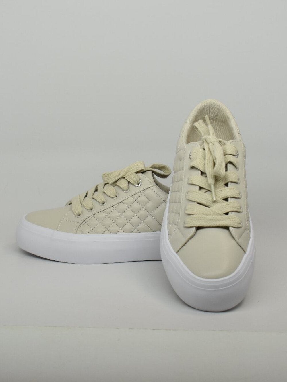 Nautica Lace-Up Platform Nachez Sneakers In Bone Women's Size 6 NEW MSRP $50
